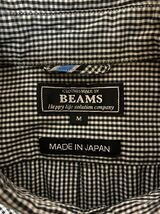 ビームス / BEAMS マイクロチェック　シャツ　M_画像4