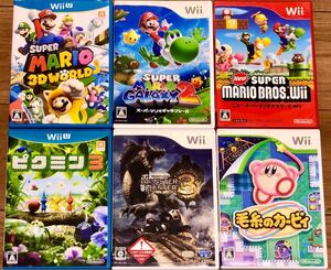ニンテンドー Wii WiiU ソフト まとめ売り
