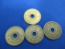 古銭近代コイン 大日本 昭和13年 14年 10銭アルミ青銅貨 まとめて4枚 未鑑定/未保証品_画像6