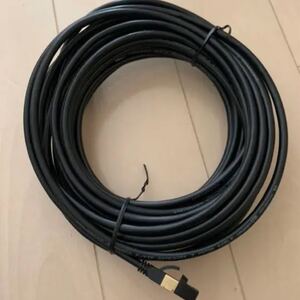 LAN黒色ケーブル 10m (カテゴリー7 RJ45 )