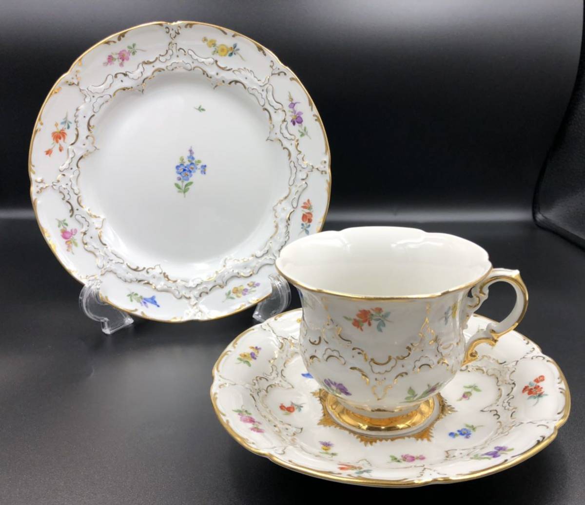 オープニング 大放出セール マイセン MEISSEN レア品 希少セット◆宮廷の小花 セット - 食器