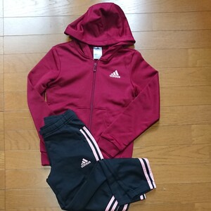 【adidasジャージ上下140cm】