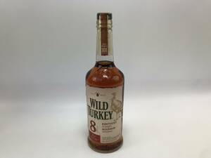 ☆古酒未開栓【WILD TURKEY】 ワイルドターキー 8年 700ml ケンタッキー ストレートバーボン　♯148503-152