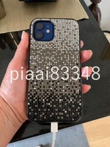 PI030:グリッター クリスタル 電話ケース iphone 12ミニxr 11プロxs iphone 7 8