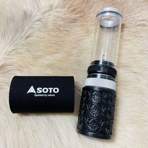 SOTO hinotoタンクレザーカバー ブラック 刻印入り