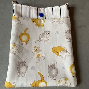 スマホポーチ 猫柄 ハンドメイド