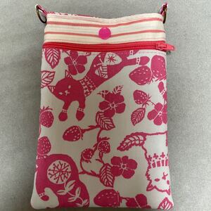 スマホポーチ ファスナー付 猫柄 ハンドメイド