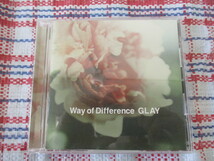 ★CD GLAY★ 　～Way Oｆ Difference～♪_画像1
