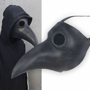 * new goods *pe -stroke dokta- mask pe -stroke mask head gear mask mask! cosplay fancy dress Halo we n Christmas party black white 