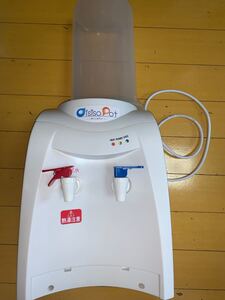 ニチネン 家庭用 卓上ウォーターサーバー おいしさポット 温冷両用 2L専用逆止弁キャップ付 HWS-101