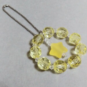 キーホルダー ストラップ 星 シンプル ハンドメイド