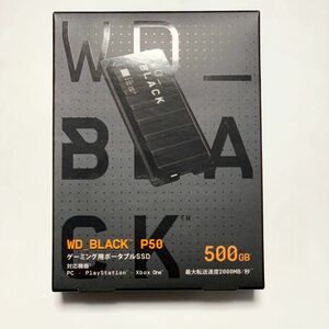 ポータブルSSD WD_BLACK P50 Game Drive 500GB PS4 Xbox SSD NVMe 2000MB/s