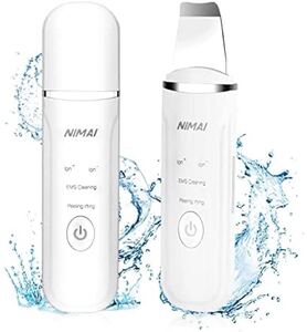 NIMAI ウォーターピーリング 美顔器 超音波美顔器 超音波ピーリング EMSマッサージ ブラックヘッドの除去 イオン導入