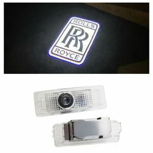 Rolls royce LED ロゴ プロジェクター ドア カーテシ ランプ 純正交換 ロールス ロイス ファントム ゴースト レイス カリナン ライト