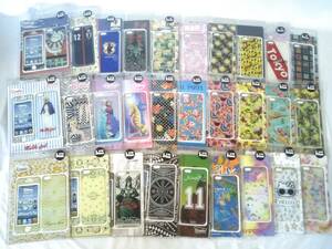 * smartphone goods *iPhone5/5s for / skin seal /29 point set / large amount summarize /lapntseru/ Barbie / floral print / protector /gizmo beads 