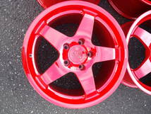 未使用特注 NEEZ SEK MAGNESIUM FORGEDマグネシウム鍛造 18インチ 8.5J +54 10J +50 5H130 71mm PORSCHE 911 964 993 968 928 REDレッド赤_画像4