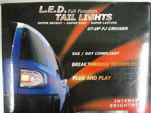 新品 IPCW FJ CRUISER LED TAIL LIGHTS LEDT-2038CB LTL132-D BERMUDA BLACK FJクルーザー社外テールライトバミューダブラック 