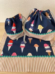 お弁当袋 コップ袋 ランチョンマット ハンドメイド