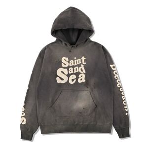 【新品タグ付き】 21AW 22 新品 WIND AND SEA × SAINT MICHAEL ウィンダンシー セイントマイケル STM × WDS HOODIE フーディー Lサイズ