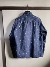 【良品】【レターパックプラス対応】 uniform experiment ユニフォームエクスペリメント SOPH ソフ STAR PRINT FLANNEL B.D SHIRT シャツ_画像2