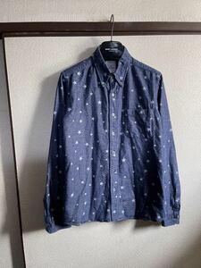 【良品】【レターパックプラス対応】 uniform experiment ユニフォームエクスペリメント SOPH ソフ STAR PRINT FLANNEL B.D SHIRT シャツ