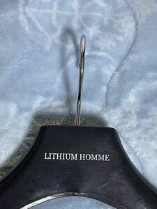 【希少！】【非売品】 LITHIUM HOMME リチウムオム ハンガー 非売品 BLACK ブラック 即決早い者勝ち