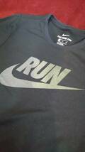 NIKE RUN ナイキラン DRIFIT ドライフィット T // Sサイズ NIKE T_画像2