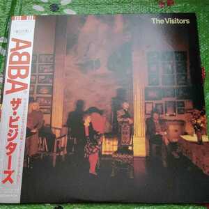 ABBA アバ THE VISITORS ザ・ビジターズ 帯付き LPレコード