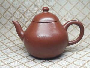 宜興窯 紫砂茶壷 在銘 煎茶道具 保私印