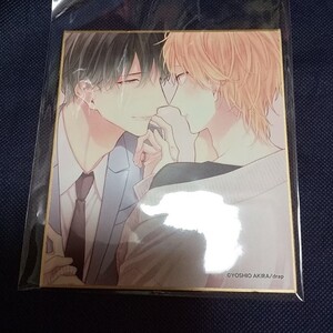 吉尾アキラ 有償特典 描き下ろし複製ミニ色紙