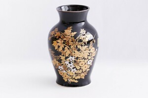 国産 陶器 花瓶 ■ 菊草 6寸 2本一対 ■ 仏壇 お盆 お彼岸 お墓参り 供養