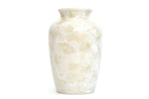 国産 陶器 夏目 ■ レンガ色 5寸 ■ 単品 ■ 高さ16.5cm 花瓶 花立 ■ 仏壇 お盆 お彼岸 お墓参り 供養