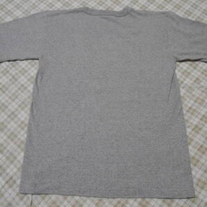 新品！限定！USA製！チャンピオン T1011 Tシャツ YALE グレー M デカ2段・染み込みプリント C5-T303 アメリカ製の画像5