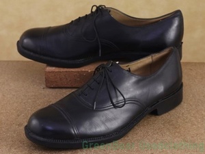 P058* Vintage армия сервис обувь чёрный черный мужской 10L 28cm