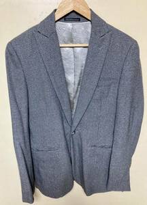 【WHEREABOUTS】日本製 テーラードジャケット 44 ラメ wool ウェアラバウツ made in japan ビジネス フォーマル WEWILL スーツ