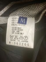 【Milok】日本製 テーラードジャケット Mサイズ ミロック made in japan ウール ビジネス フォーマル スーツ_画像4