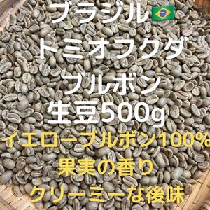 ブラジル トミオフクダ ブルボン 生豆500g