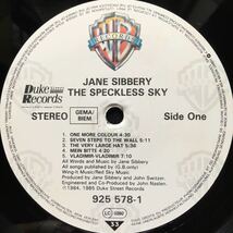 LP JANE SIBBERY / THE SPECKLESS SKY_画像8