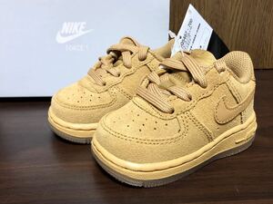 20年製 NIKE FORCE 1 LV8 3 TD BABY ナイキ フォース ベビー トドラー【BQ5487-700】WHEAT SUEDE FLAX ウィート スエード 9センチ