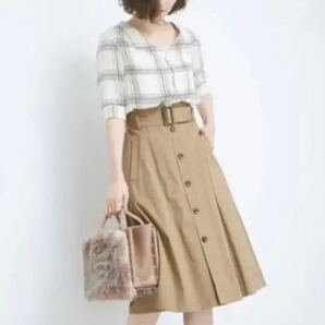 ロペピクニック ロングスカート トレンチスカート チャコ〜ルべージュ
