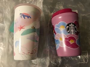 スターバックス スタバ ステンレスタンブラー くじら 椿 タンブラー ステンレスカップタンブラー ステンレスボトル アニバーサリー