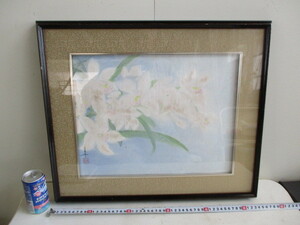 Art hand Auction ★Watercolor painting★Keisetsu★Flower painting★Still life painting★Signed and inscribed★Framed★Painting★Antique art★Interior★Antique★, Painting, watercolor, Still life