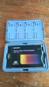 【ケース付】SONY メモリースティック、PCアダプター SONY