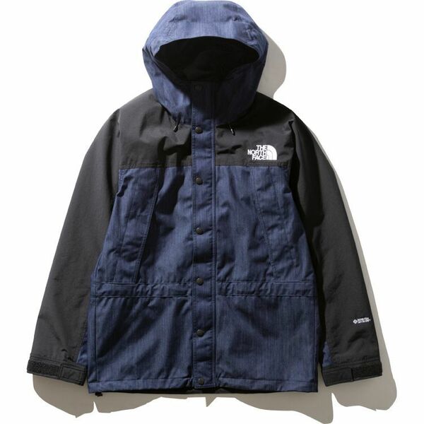 S 新品 ノースフェイス マウンテンライト デニム ジャケット ID インディゴ Mountain Light Denim Jacket NP21032 ゴアテックス GORETEX