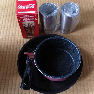 フライパン、お鍋セット 新品未使用コップセット コカ・コーラパーフェクトグラス
