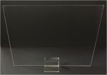 アクリルパーテーション パーティション サイズ450X600mm 10個1セット 仕切り板 間仕切り 飛沫感染対策 コロナ対策 COVID-19対策_画像1