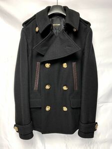  unused DRESS CAMP black Gold button attaching pea coat pea coat 