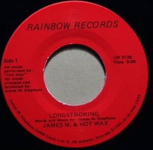 Funk/Soul◆マイナー◆James M. & Hot Wax / Deborah Stephens - Longstroking / Make-Up For Lost Time◆7inch/7インチ/試聴可/超音波洗浄