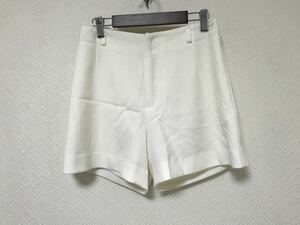  new goods unused genuine article Le Ciel Bleu LECIELBLEU half short pants suit business lady's white 38M made in Japan 