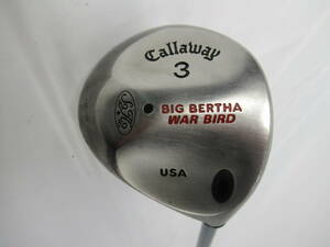 ★Callaway キャロウェイ BIG BERTHA WAR BIRD ユーティリティ 純正カーボンシャフト B730★レア★激安★中古★